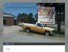 Tablet Screenshot of affordableautopaintingandbodyrepair.com